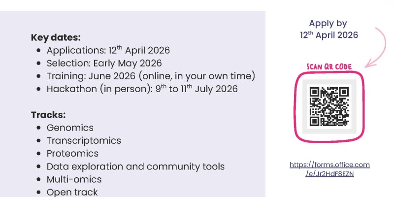 Ai in Cancer omics Hackathon flyer